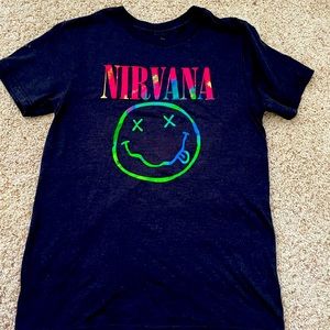 Nirvana band shirt sleeve shirt